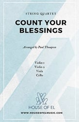 Count Your Blessings String Quartet P.O.D. cover